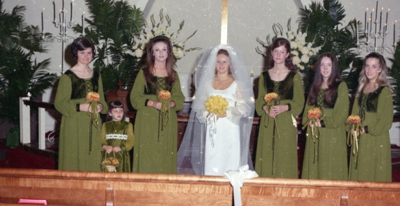 4246- Caroline Burch wedding, November 21, 1971