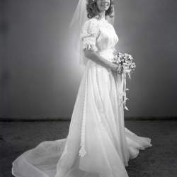 4273- Mary Jean Browne wedding dress April 28 1972