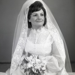 4297- Kathy Poss wedding dress June 3 1972