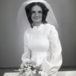 4300- Terri Holcombe wedding dress June 4 1972