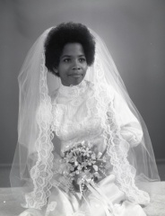 4312- Patsy Searles wedding dress, June 19, 1972