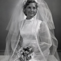 4315- Debbie Dorn wedding dress, June 27, 1972