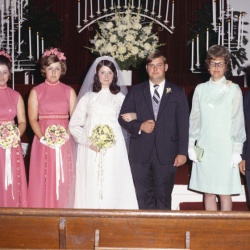 4337- Gloria Partridge wedding Lincolnton August 5 1972