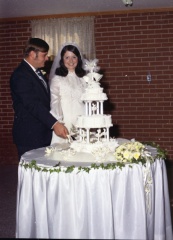 4337- Gloria Partridge wedding, Lincolnton, August 5, 1972