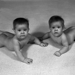4351- Ann Putnams twins August 18 1972