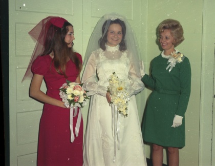 4429- Frankie Freeland wedding, November 19, 1972