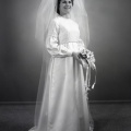 4432- Patti Welch wedding dress, November 22, 1972