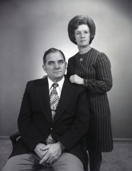4436- Mr and Mrs Grover Fox, December 1, 1972