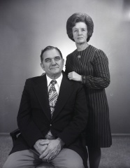 4436- Mr and Mrs Grover Fox, December 1, 1972