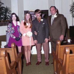 4438- Maxine Reynolds Terry Gable wedding December 3 1972