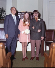 4438- Maxine Reynolds Terry Gable wedding, December 3, 1972