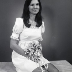 4570 Betsy Riddlehoover wedding dress 23 May 1973