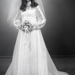 4591 Kathy Storey wedding dress 15 June 1973