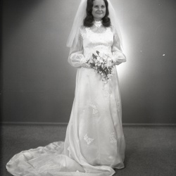 4609 Frankie Deason wedding dress 31 July 1973