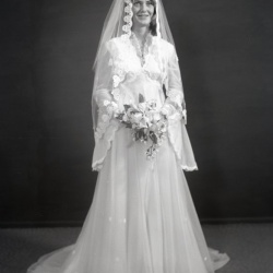 4999 Patty Faulkner wedding dress 24 August 1976