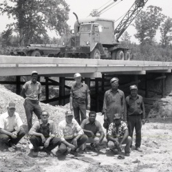 5183 Highway Department completes prestressed bridge June 1979