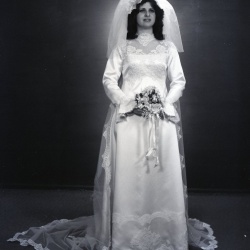 5215 Judy Wright wedding dress 16 February 1980