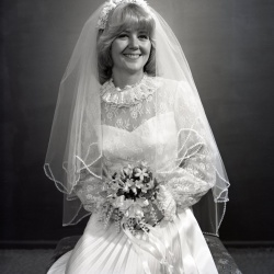 5268 Mary Catherine Hanna wedding dress 8 November 1980