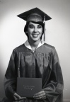 5316 Judy Strom cap and gown 25 July 1981