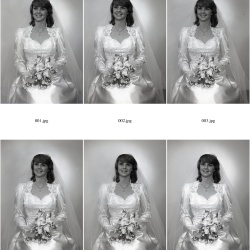 5446 Lee Hanvey wedding dress 15 May 1984