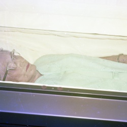 5468 Trula Price s mother in casket Spring 1985