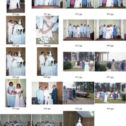 5489 Angela Gable wedding 16 August 1986