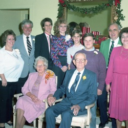 5491 Mr and Mrs Bud Cartledge 50th wedding anniversary 21 December 1986
