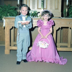 5508 Margie Batchelor wedding Abbeville 22 November 1987
