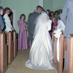 5523 Patricia Gable wedding 5 March 1989