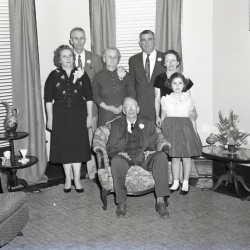 M166 Mr and Mrs Edwin P Winn 50th wedding anniversary 11 January 1959