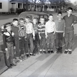 M171 Boy Scouts visit Messener 31 January 1959
