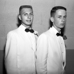 M208 LHS Valedictorian and Salutatorian Class of 1959 May 9 1959