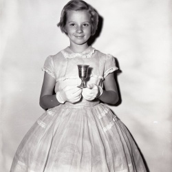 M426 Browne girl wins silver cup April 29, 1961