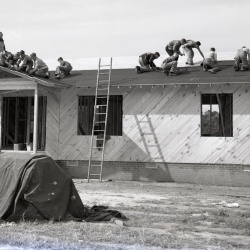 M564 de la Howe boys doing home construction November 16, 1962