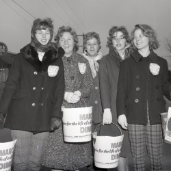 M573 Collecting for March of Dimes February 1963