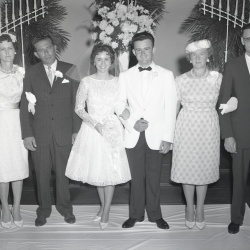 M592 Faye Deal - Warren Brown wedding June 30, 1963 A. R. P. Church