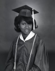 2156- Mims High Cap and Gown photos, May 23, 1968