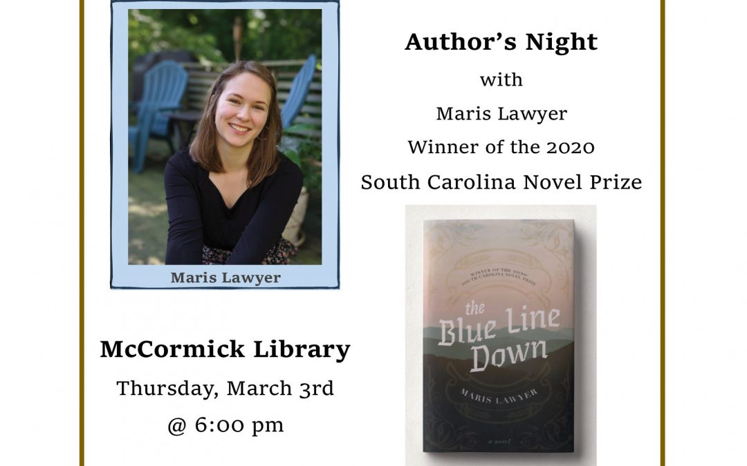 Virtual Authors Night with Maris Lawyer – March 3rd, 2022