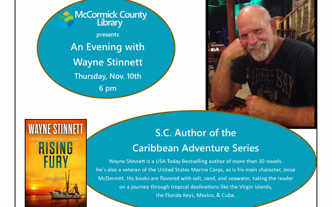 Author’s Night with Wayne Stinnett – Nov. 10th, 2022
