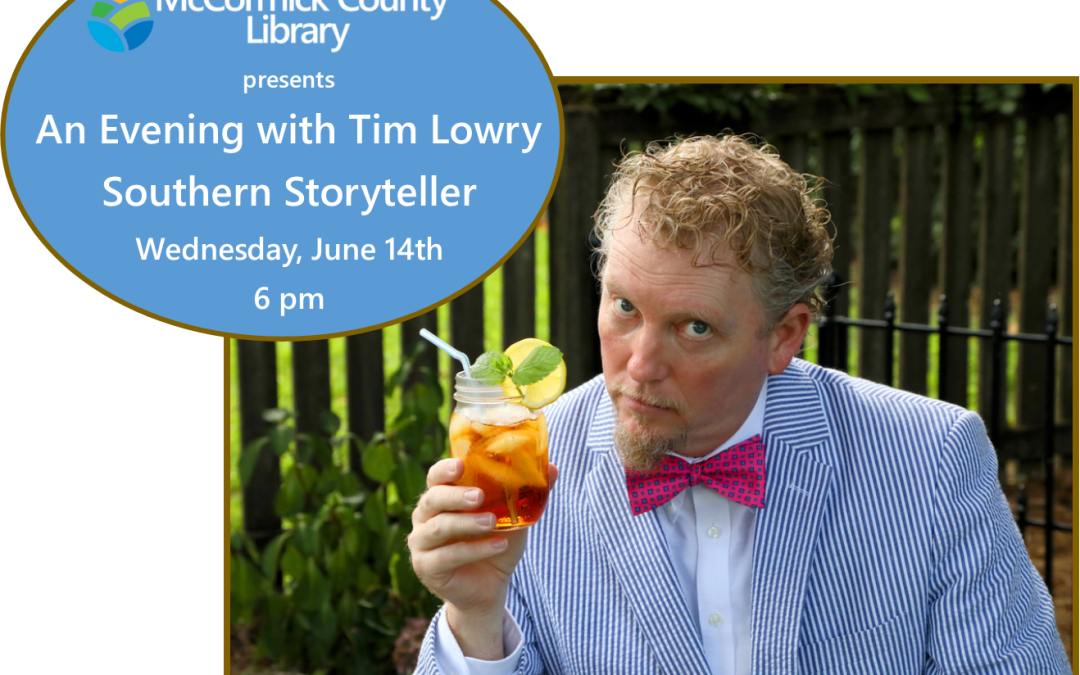 An Evening with Storyteller Tim Lowry – June 14th, 2023 @ 6 pm