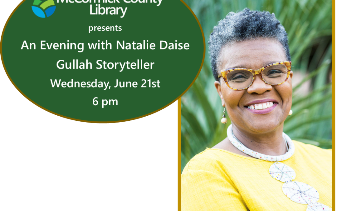 An Evening with Natalie Daise – June 21st, 2023 @ 6 pm
