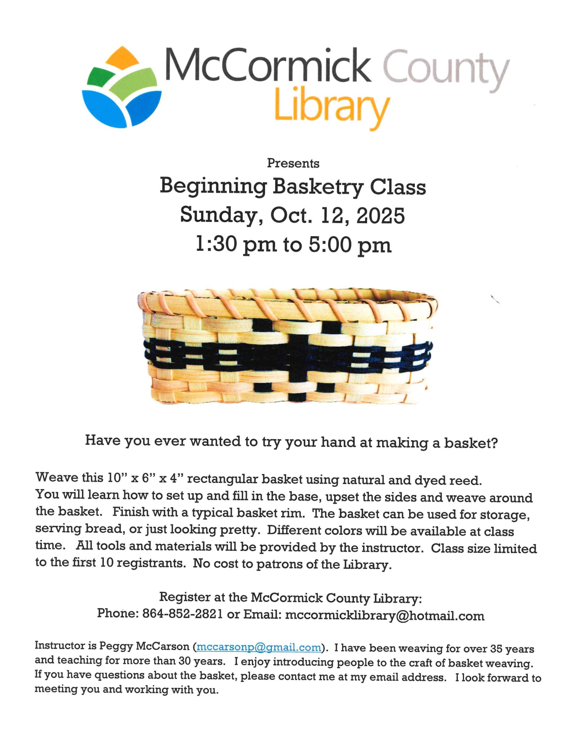 McCormick County Library