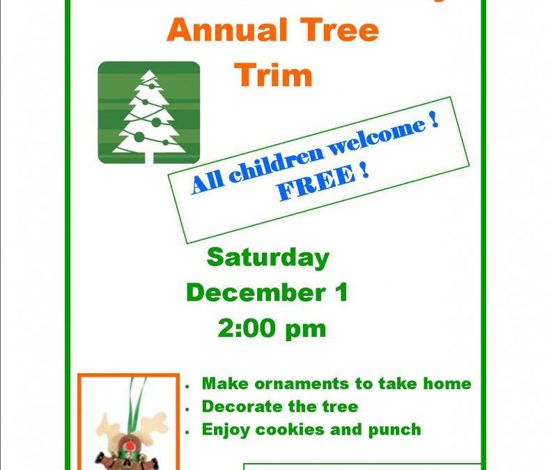 Holiday Tree Trim 2012
